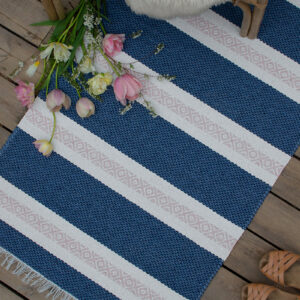 Rug Minna blue/pink